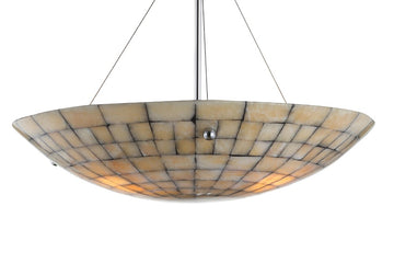 Sheila 24" Marble/Metal LED Chandelier - JONATHAN Y